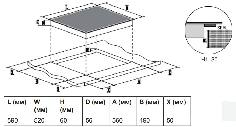Варочная поверхность HOTPOINT-ARISTON HQ 1760SC BA