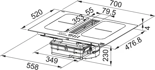 Варочная поверхность FRANKE FSM 7081 HI (340.0705.229)