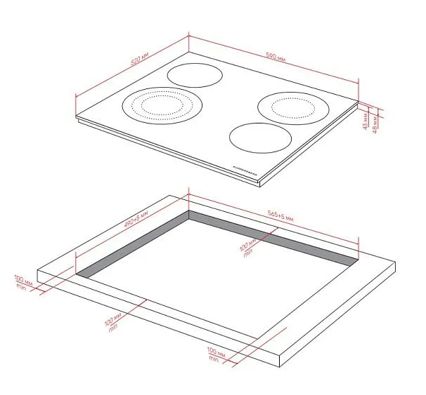 Варочная поверхность KUPPERSBERG ECS 635
