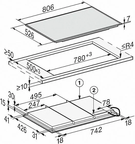 Варочная панель MIELE KM 7678 FR