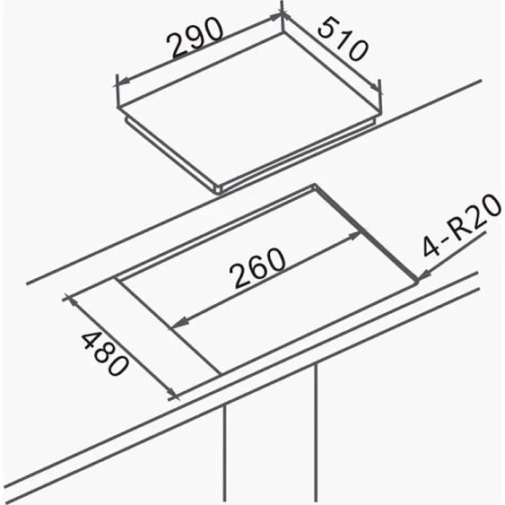 Варочная поверхность ELTRONIC 33-07 черный
