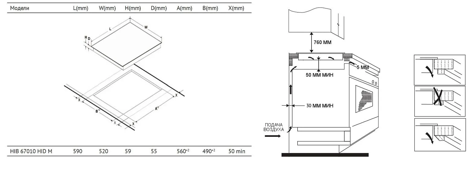 Варочная поверхность KORTING HIB 67010 HID M