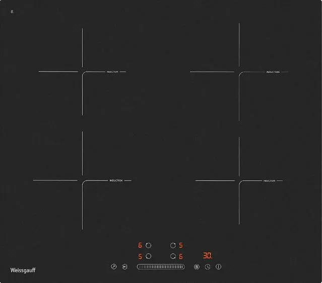 Варочная поверхность WEISSGAUFF HI 632 BA Matt