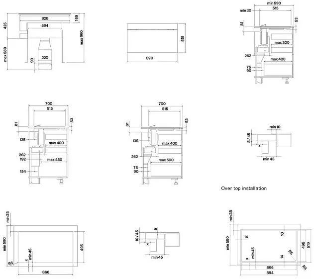 Варочная поверхность FALMEC BRERA 90 (CBRW90.00P8#ZZZC490F)