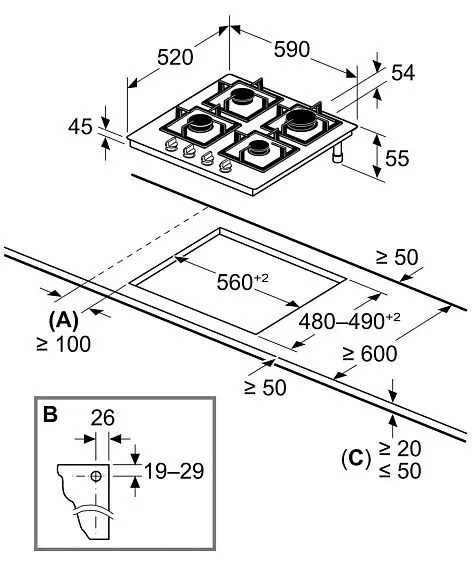 Варочная поверхность BOSCH PPP6B6J40R