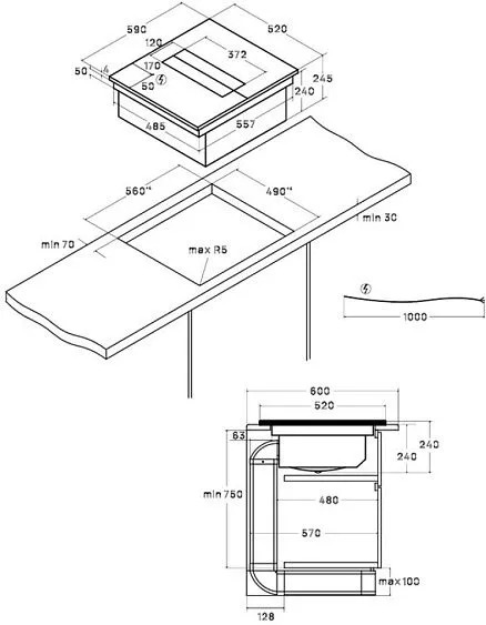 Варочная поверхность VARD VHH6472B
