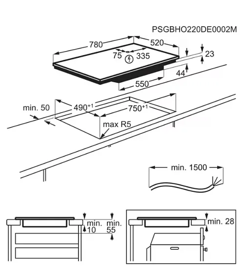 Варочная поверхность AEG TI84IB10FB
