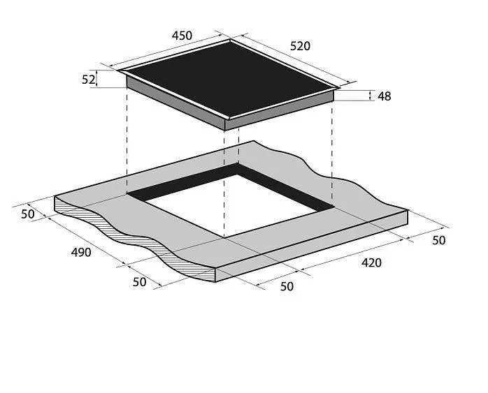 Варочная поверхность ZUGEL ZEH451C
