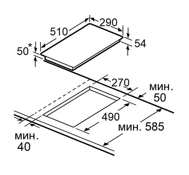 Варочная поверхность MAUNFELD AVCE3024SBK