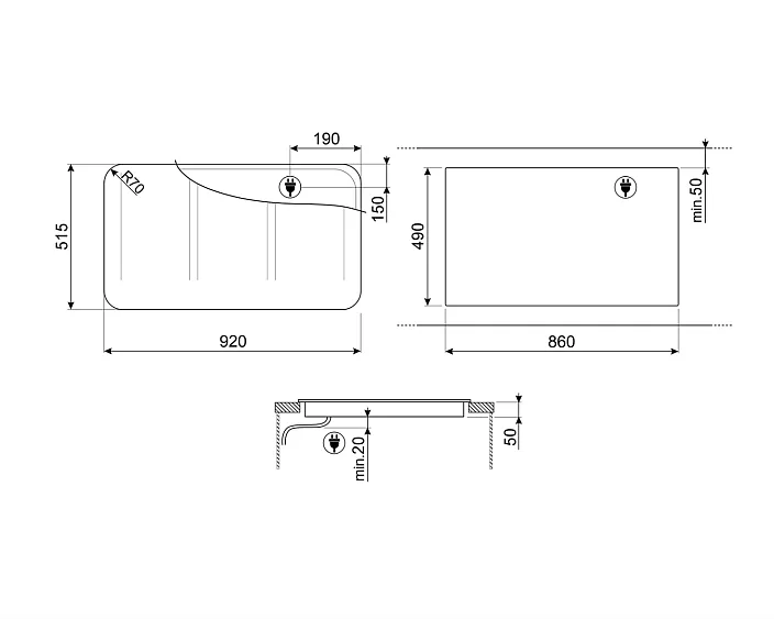 Варочная поверхность SMEG SISL7964