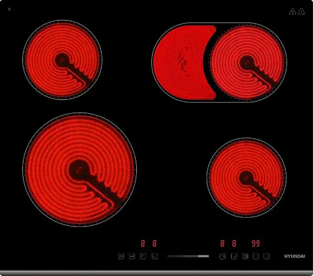 Варочная поверхность HYUNDAI HHE 6673 BG