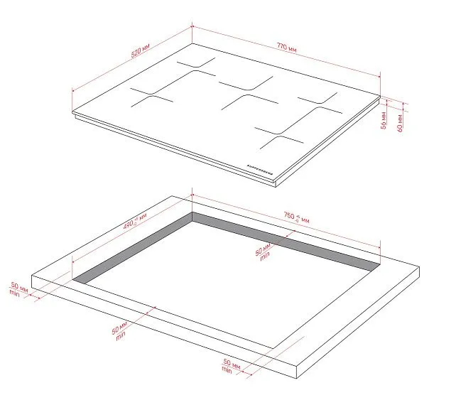 Варочная поверхность KUPPERSBERG ICI 818