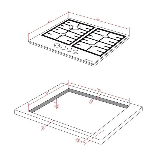 Варочная поверхность KUPPERSBERG FG 60 B
