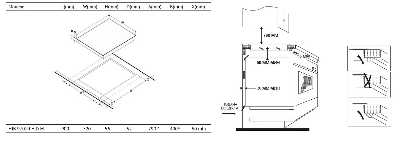 Варочная поверхность KORTING HIB 97010 HID M