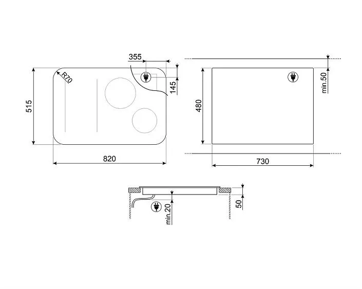 Варочная поверхность SMEG SISL7844