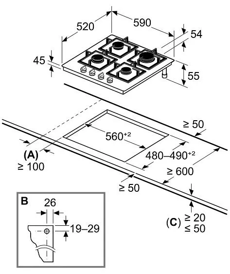 Варочная поверхность BOSCH PPP6B1J40R