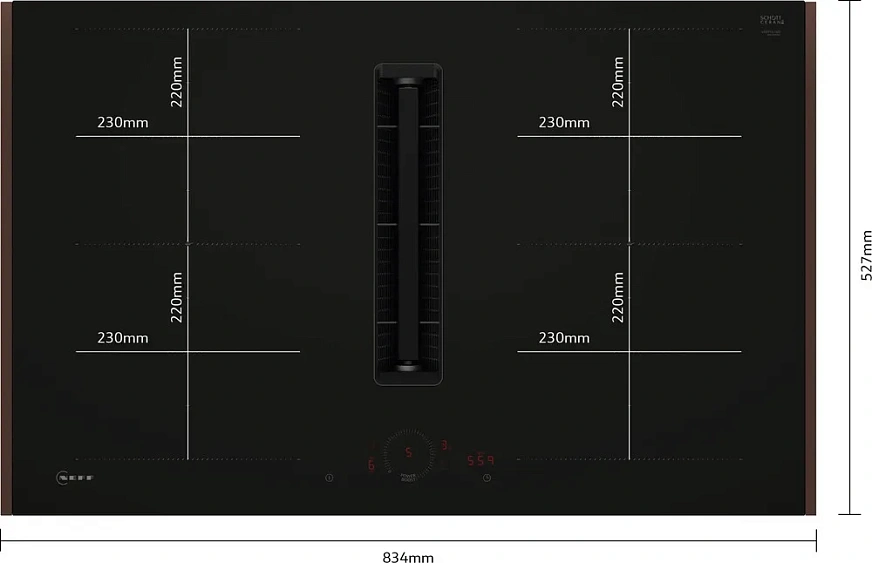 Варочная поверхность NEFF V68YHL4B0
