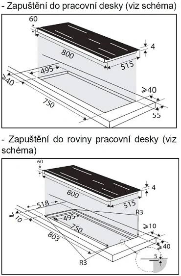 Варочная поверхность DE DIETRICH DPH4840B