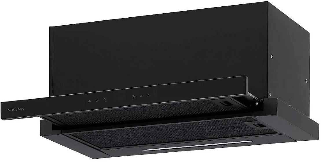 Вытяжка KRONA KAMILLA F MAX 600 black SGC AO