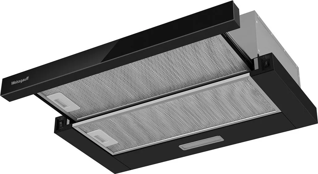Вытяжка WEISSGAUFF TEL 600 2M Black Glass