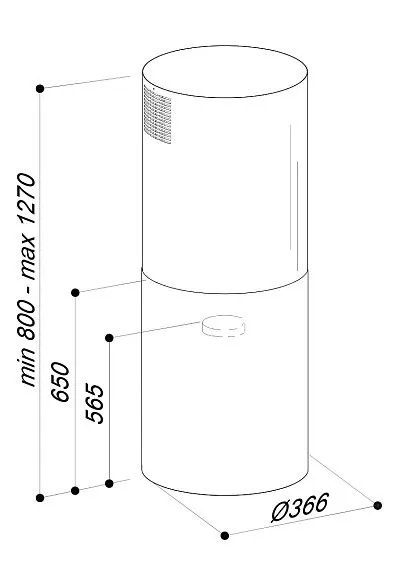 Вытяжка SIRIUS MO 407 B