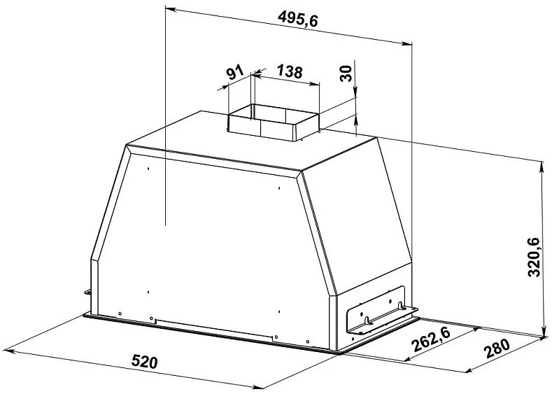 Вытяжка KANZLER D 549 B