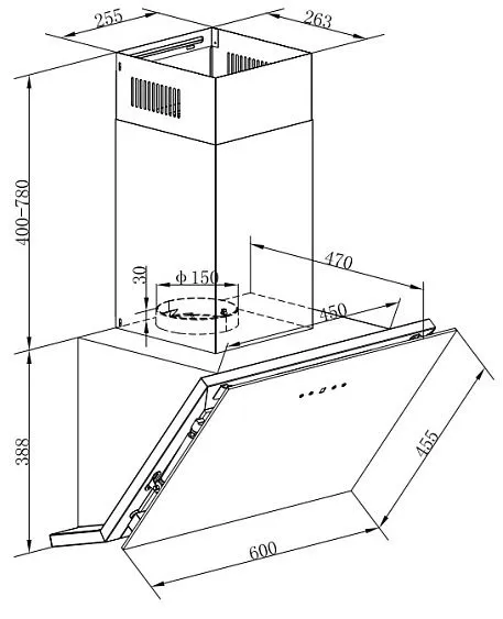 Вытяжка KAISER AT 6455 S Eco