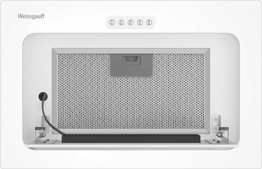 Вытяжка WEISSGAUFF Aura 452 PB White Glass