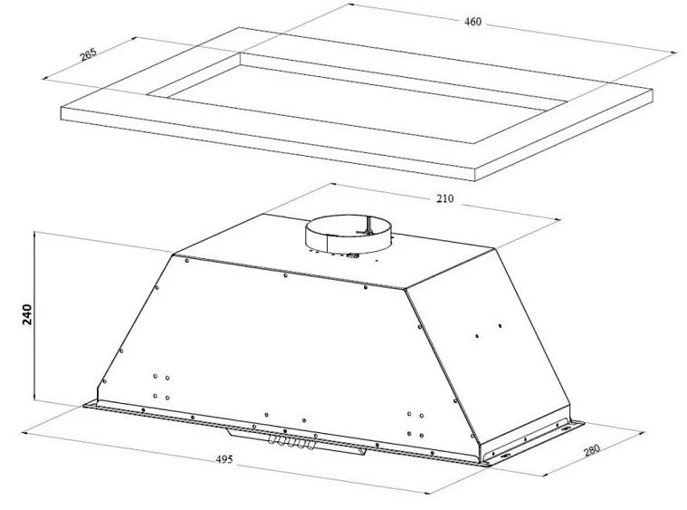 Вытяжка VARD VFG661K