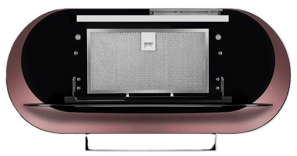 Вытяжка MAUNFELD GUNA 60 чёрный антрацит с розовым золотом