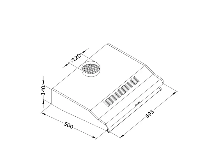 Вытяжка ORE Grong 60 white