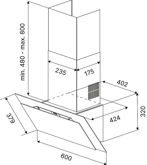 Вытяжка KUPPERSBUSCH DW 6250.0 S