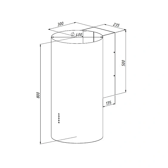 Вытяжка AKPO WK-10 Balmera WL 40 нержавейка