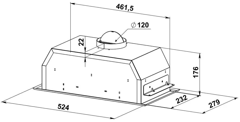 Вытяжка KANZLER D 545 W