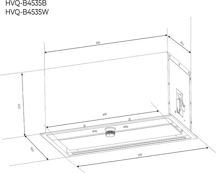 Вытяжка HAIER HVQ-B4535W