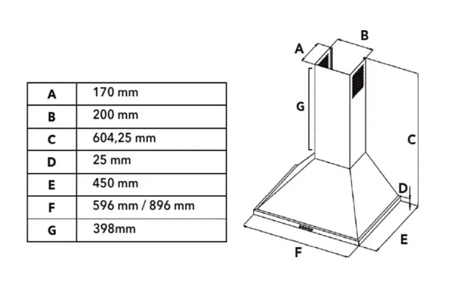 Вытяжка ARDO HP6PX2