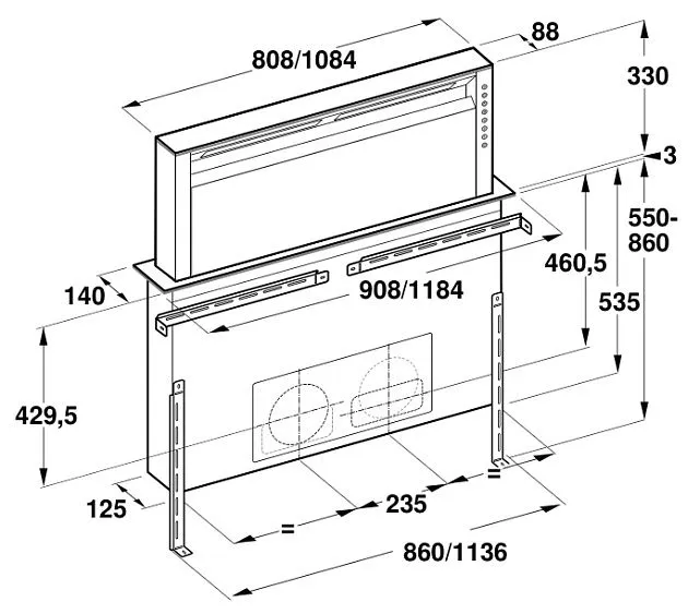 Вытяжка GAGGENAU AL400122