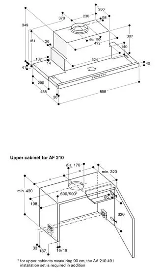 Вытяжка GAGGENAU AF210192