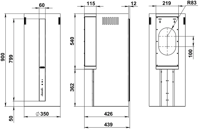Вытяжка KANZLER D 559 S