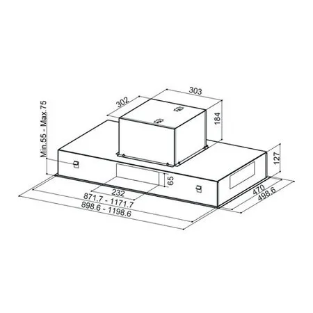 Вытяжка GLEM ghis128ix
