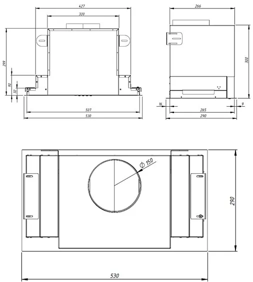 Вытяжка AKPO Neva Glass Eco 60 WK-4 черное стекло/нержавеющая сталь