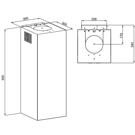 Вытяжка KONIGIN Allegro Inox 30