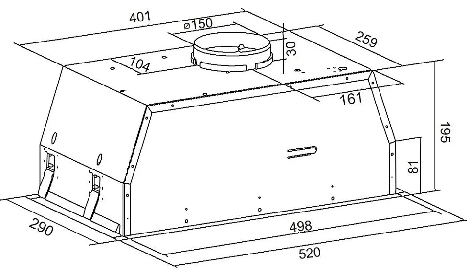Вытяжка EXITEQ EX-6046 Black