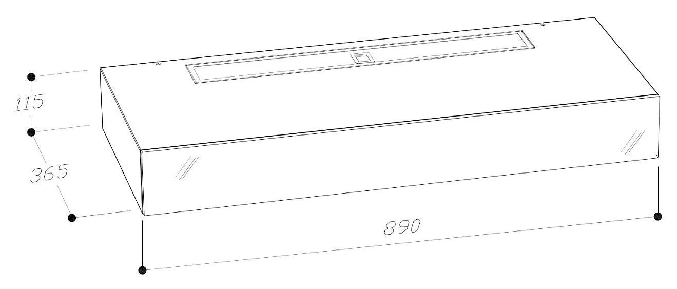 Вытяжка SIRIUS SL 123 GEORGIE white