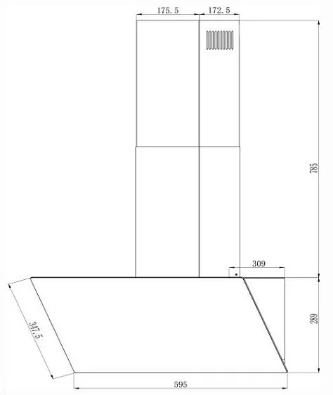 Вытяжка DELONGHI Ella 610 BB