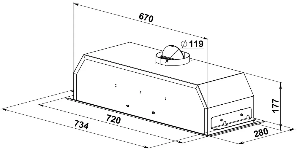 Вытяжка KANZLER D 564 S
