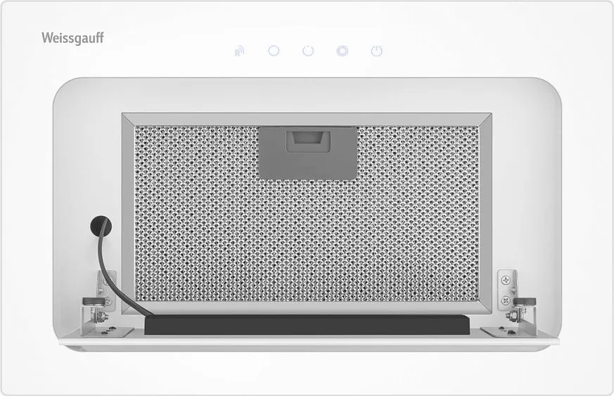 Вытяжка WEISSGAUFF Aura 452 Touch White Glass