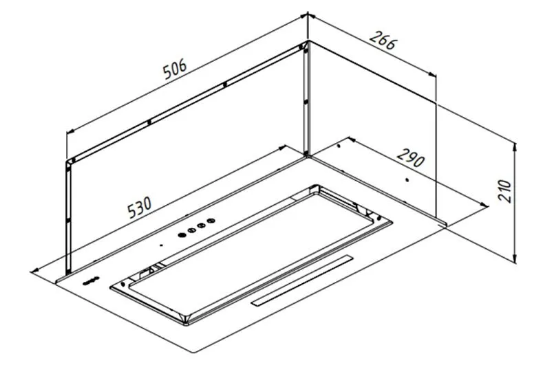 Вытяжка AKPO WK-4 Fabio eco черный