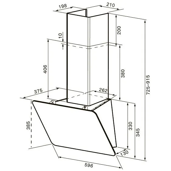 Вытяжка KRONA BELINDA 600 white SGC max