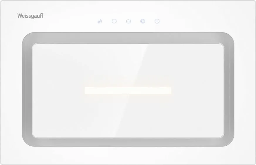 Вытяжка WEISSGAUFF Aura 452 Touch White Glass